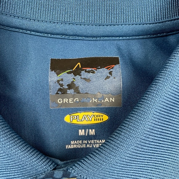 Greg Norman Collection Shirts Greg Norman Shark Graphic Golf Polo